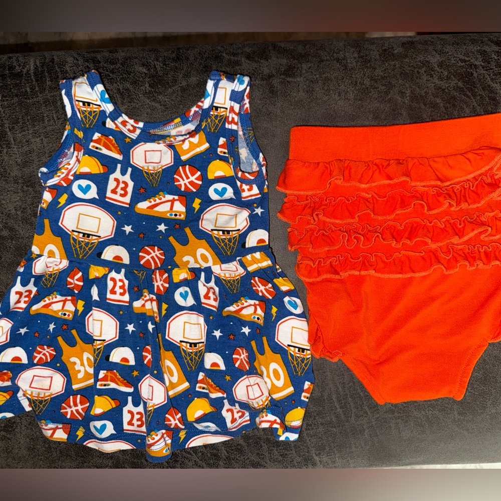 Little Bum Bums basketball outfit